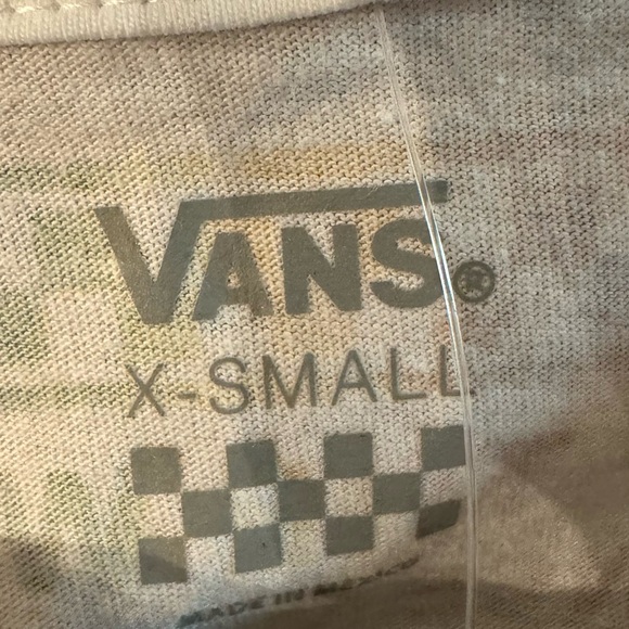Vans Stackton Box Crop Shirt NWT- XS - Picture 3 of 4